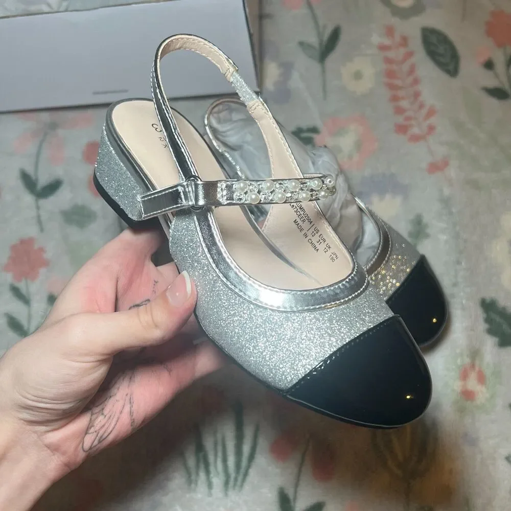 Dream Pairs Toddler Kids Size 13 Shoes - Heels Glitter Glam Princess Pumps Royal